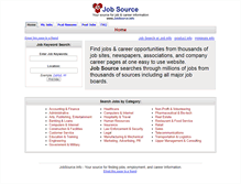 Tablet Screenshot of jobsource.info