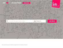 Tablet Screenshot of jobsource.ch